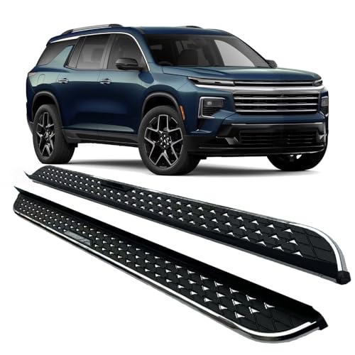 2 estribos laterales para Chevrolet Traverse 2024-2026