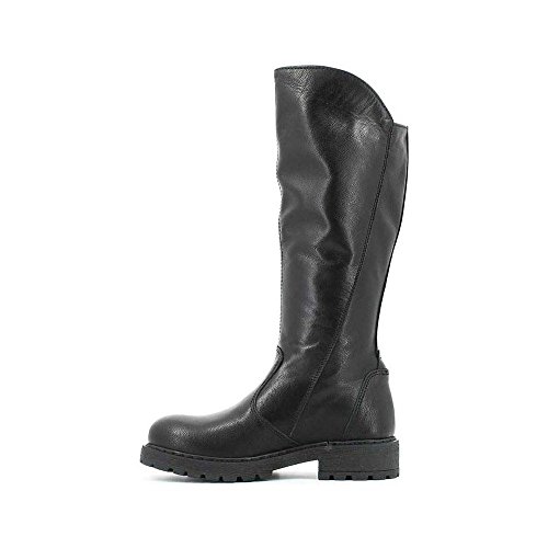 Bottes Nero Giardini Calzature A531205F 100 en cuir noir élégant pour femme