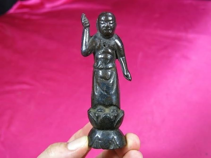 古銅誕生仏江戸期