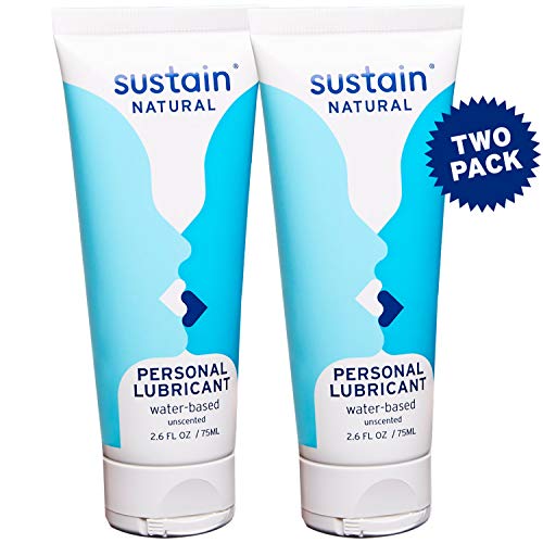 Sustain Natural Organic Personal Lubricant - Water Based - pH Balanced - Paraben