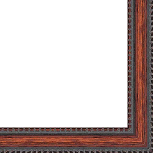 CountryArtHouse Picture Frame Moulding (Wood) 100ft bundle - Traditional Mahogany Finish - 0.5