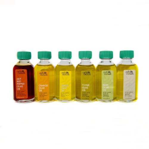 Flavored Olive Oil Sampler Set (6 Bottles X 50ml Each