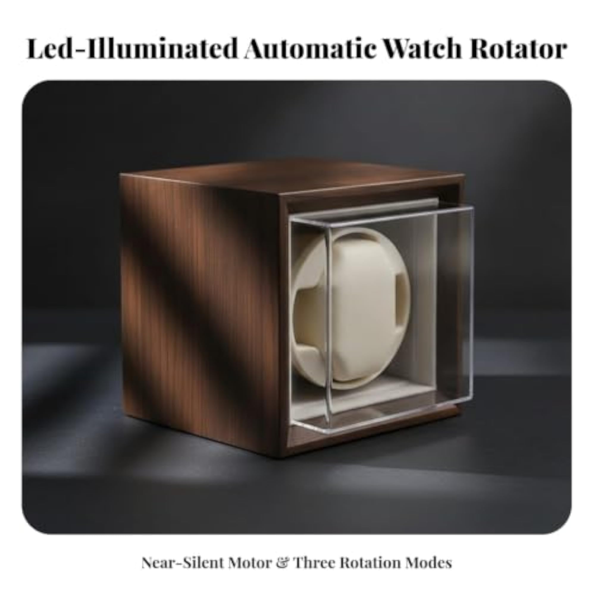 Compact Automatic Watch Winder, Silent Motor