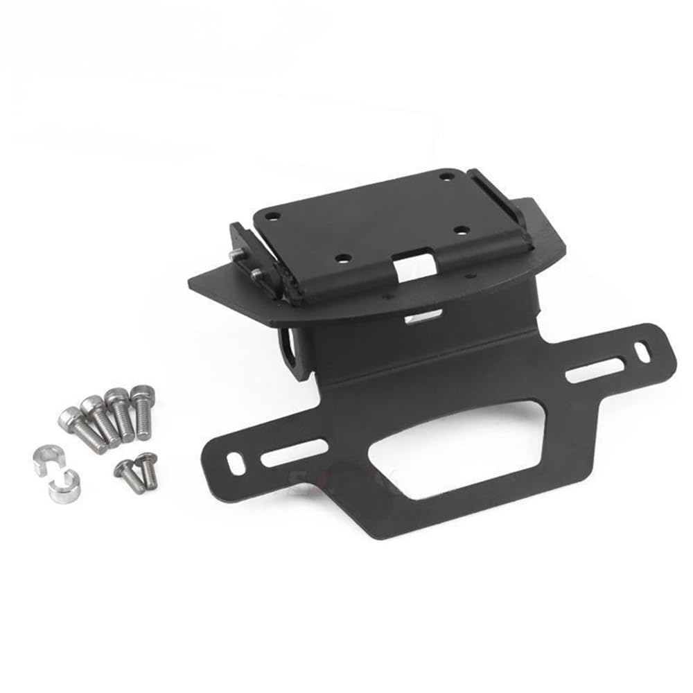 DDGBERFP For KOVE 800X Motorcycle Short Tail Rear Wing Folding Turn Signal License Plate Holder