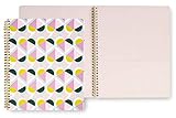 Kate Spade New York Large Spiral Notebook with 160 College Ruled Pages, Geo Spade