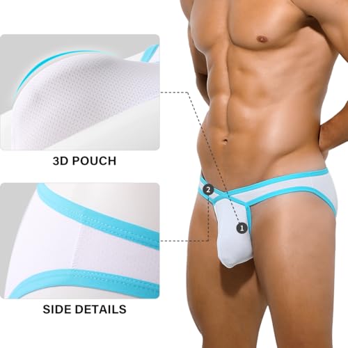 Men's Underwear Low Rise Briefs Soft Breathable Tagless Underpants for Men3