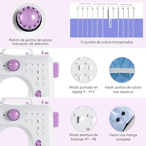 Máquinas De Coser, Home maquina coser portatil Marca Uzelia (3)