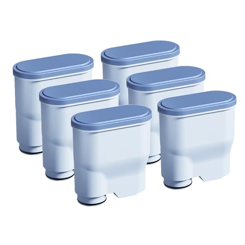 Coffee Machine Water Filter Compatible with Philips Saeco AquaClean CA6903, Water Filter For Fully Automatic Coffee Machines Dedicated Anti-Lime Scale Water (pack of 6)