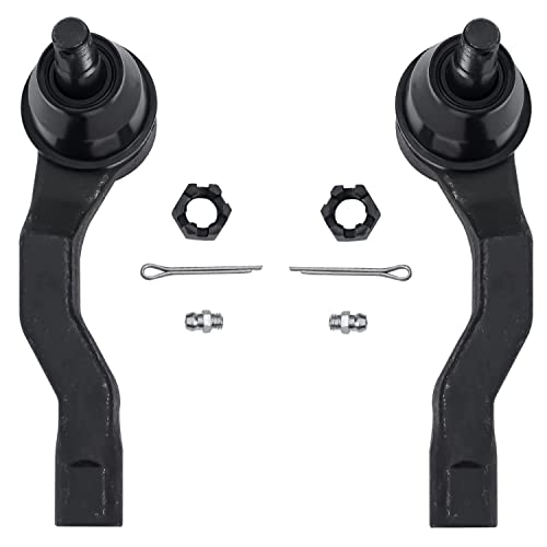 Image of Detroit Axle - RWD Front End Control Arms Kit for 2003-2004 Infiniti G35 Nissan 350Z, 4 Lower Forward & Upper Control Arms 4 Inner Outer Tie Rods Replacement - 8pc Set