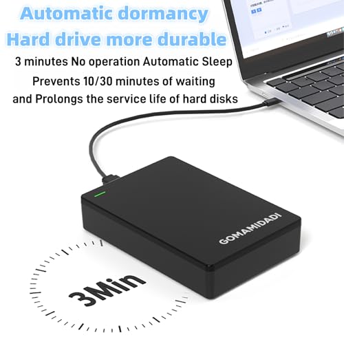 Caja externa para disco duro 2.5 pulgadas dual con USB 3.0 miniatura 3