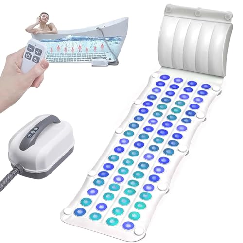 【BOLLINE REGOLABILI A 6 VELOCITÀ】Personalizza il tuo relax con 6 diversi livelli di intensità delle bolle. Scegli tra una schiuma delicata e lenitiva e un massaggio vigoroso e profondo, personalizzando il tuo bagno per sciogliere lo stress post-lavoro o migliorare la tua routine di coccole del fine settimana per un'esperienza spa personalizzata definitiva.