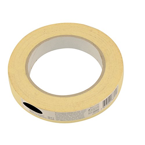 Malerkrepp 19 mm x 50 m, 60 Rollen, 3.000 m gesamt, Abdeckband für Maler- und Lackierarbeiten