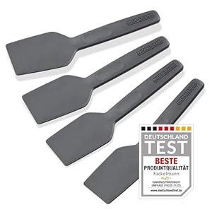 Fackelmann Statement Raclette Spachtel 4er Set Grau