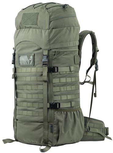 BACKFERRY 75L Taktischer Rucksack mit Innenrahmen MOLLE und Hydrationssystem