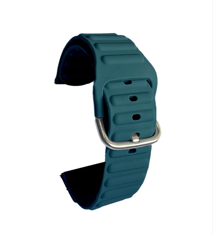MELFO Smart Watch Strap Compatible with Molife Sense 510 - Rubber Strap - Green