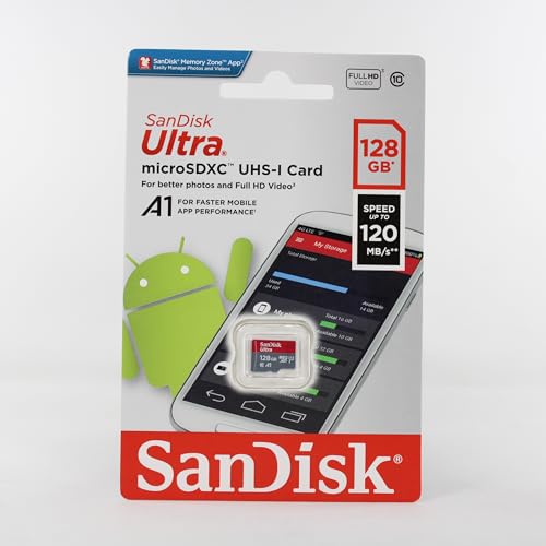 Image of SanDisk Ultra microSD UHS-I Card 128GB, 120MB /s R