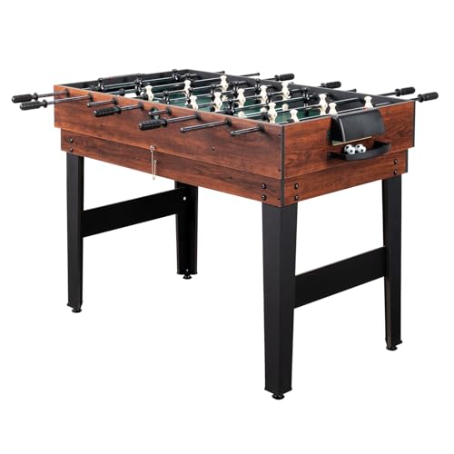 LEADZM Table Football, Kickertisch, Heimkickertisch, 6-in-1-Multifunktionsspieltisch, Einschließlich Hockey, Fußball, Billard, Tischtennis, Shuffleboard, Bowling