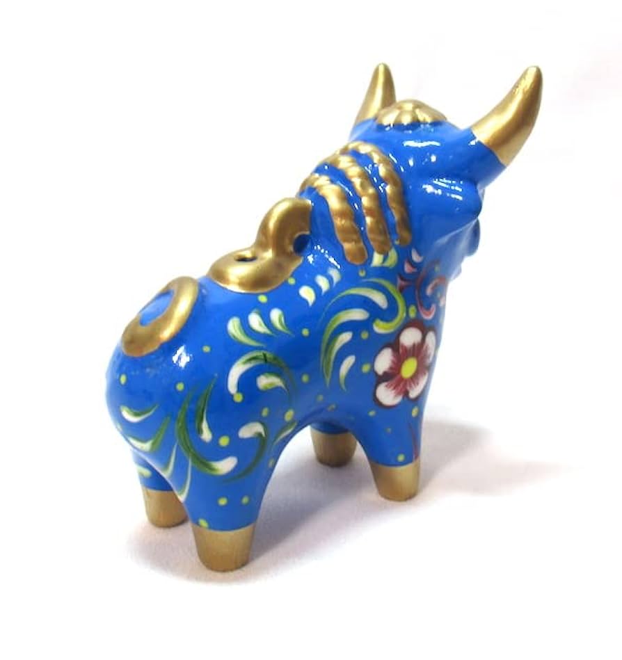 守護天使の置物　ペルー Amazon.co.jp: 【TORITO DE PUCARA】【ペルーのプカラ牛
