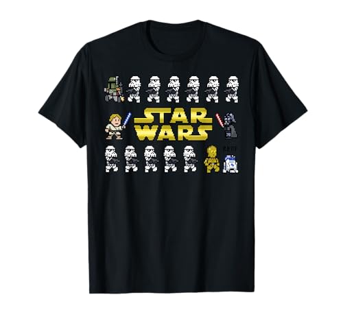 T-shirt Star Wars Battle pixelisé pour remplacer vos hauts geek trop classiques