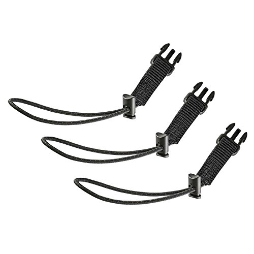 Loop Ended Tool Attachments, Pack of 3, Tool Weight Capacity 2lbs, Ergodyne Squids 3026,Black