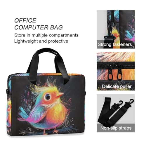 Bolso para portátil 15.6 pulg con correa y asa negro miniatura 6