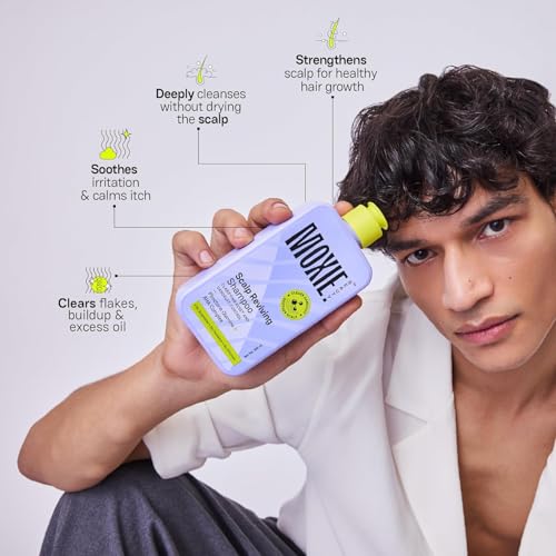 Image of Moxie Beauty Anti-Dandruff Shampoo, AHA-BHA Piroctone Olamine |