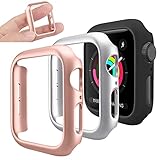 【Conseguirás】3*fundas Apple Watch. Ofrecemos una variedad de colores para que elijas. Puede elegir una carcasa protectora adecuada de acuerdo con sus preferencias, la combinación de colores de la banda de reloj y la combinación de ropa.