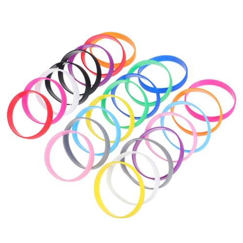 Bracelets silicone multicolores résistants et légers pour concerts