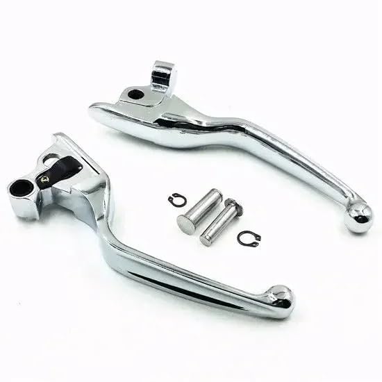 Manetas de freno y embrague cromadas para Harley Touring 2008-2013