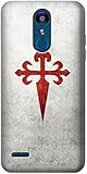 Innovedesire Order of Santiago Cross of Saint James Funda Carcasa Case para LG K8 (2018), LG Aristo 2, LG Tribute Dynasty, LG Zone 4, LG Fortune 2, LG K8+, LG K9 Innovedesire Order of Santiago Cross of Saint James Funda Carcasa Case para LG K8 (2018), LG Aristo 2, LG Tribute Dynasty, LG Zone 4, LG Fortune 2, LG K8+, LG K9