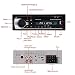 Andven Autoradio Bluetooth, 4×60W Manos Libres Radio Estéreo de Coche, Apoyo de...