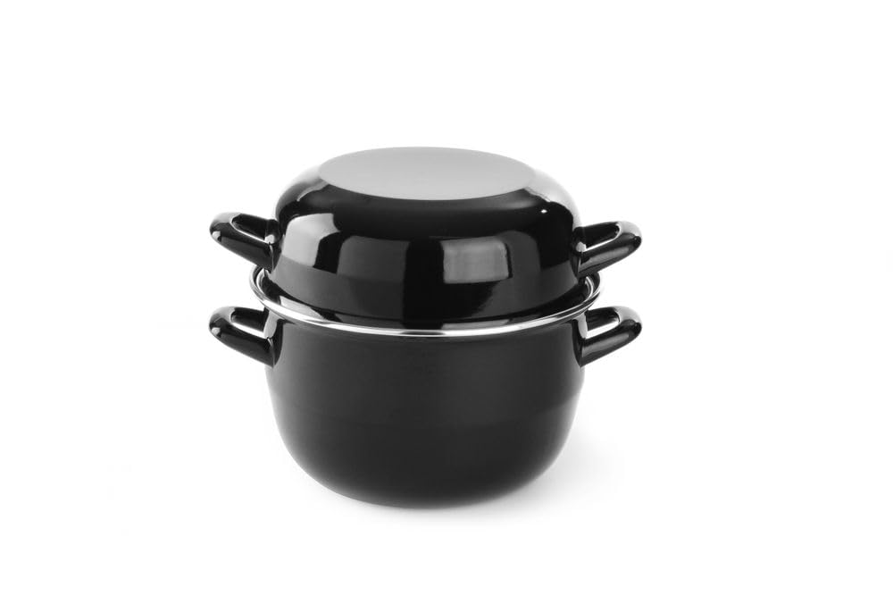 HENDI Mussel pan, with lid, ⌀210x(H)200 mm, 3 L 625057