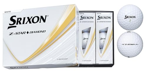 ダンロップゴルフボール 2025年モデル スリクソン Z-STAR ダイヤモンド 2ダース[色:ホワイト]|ゴルフ ゴルフ用品 ボール [2200]