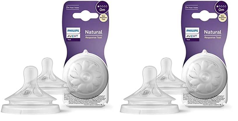 Philips Avent Natural Response Sauger – 2x Sauger für Babyflaschen mit...