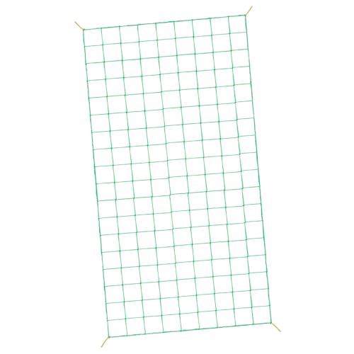 DOITOOL 爬藤用ナイロン園芸トレリスネット 強化グリーン メッシュ構造で植物に優しく通気性良好 野菜 キュウリの垂直栽培に 頑丈か耐久性