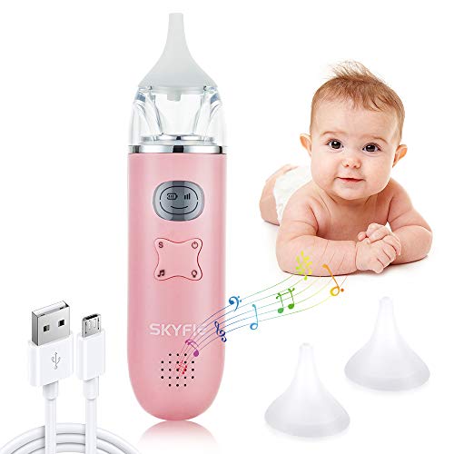 Aspirador nasal, Aspiradores Nasales Eléctrico con Ventosa Automática para Mocos Aspirador Nasal...