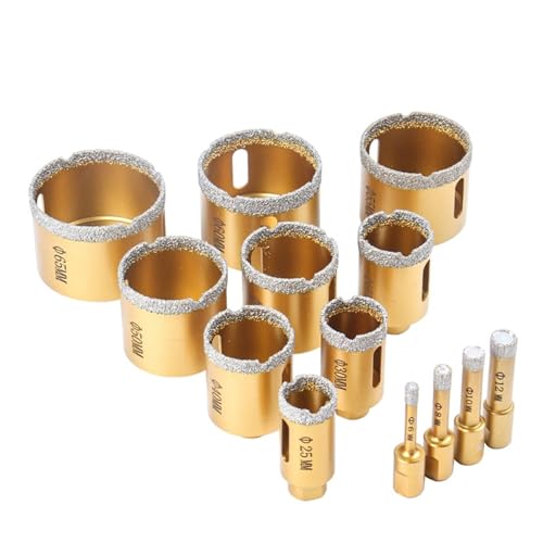 1Pcs 6-68mm 1PC M10 Thread Dry Vacuum Brazed Diamond Drilling Core Bit Ceramic Tile Hole Saw Granite Marble Drill Bits(30mm)