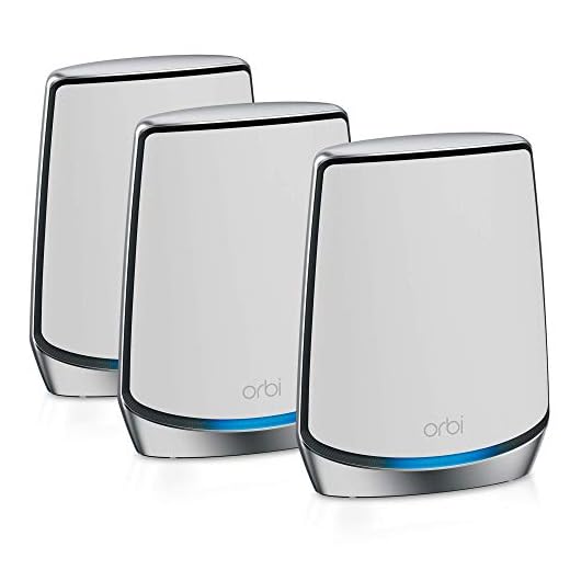 Netgear - Orbi AX6000 Tri-Band Mesh WiFi System (3-Pack) RBK853-100NAR (Renewed)