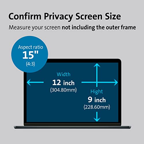 Image of Kensington FP150 Privacy Screen for 15.0 inch Standard 4: 3 Laptop (K52103WW)