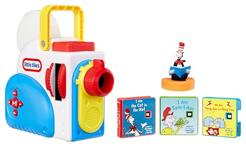 Image of Little Tikes Story Dream Machine Dr. Seuss Starter Pack, Storytime, Books, Audio Play Character, Gift and Toy for Toddlers and Kids Girls Boys Ages 3+ Years