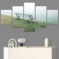 SIGNWIN 5 Panel Canvas Wall Art Modern Art Contemporary Country Dramatic Multicolor Photography Scenic for Home Decorations Ready to Hang - 60