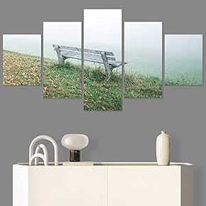 SIGNWIN 5 Panel Canvas Wall Art Modern Art...