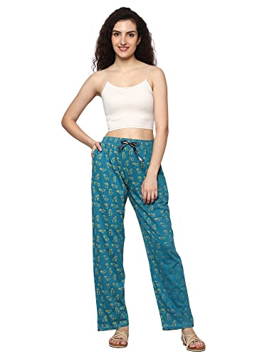 Image of Womens 100% Cotton Loungwear Pyjama Pant-pack of 1