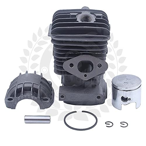 KIT DE CILINDRO G2500 34MM SE ADAPTA A Zenoah G2500TS / FS Y MÁS MONTAJE DE ZYLINDER DE SIERRA DE CADENA DE 2 CICLOS DE 25CC CON CONJUNTO DE PIN DE CLIP DE ANILLO DE PISTÓN Exquisito Cover