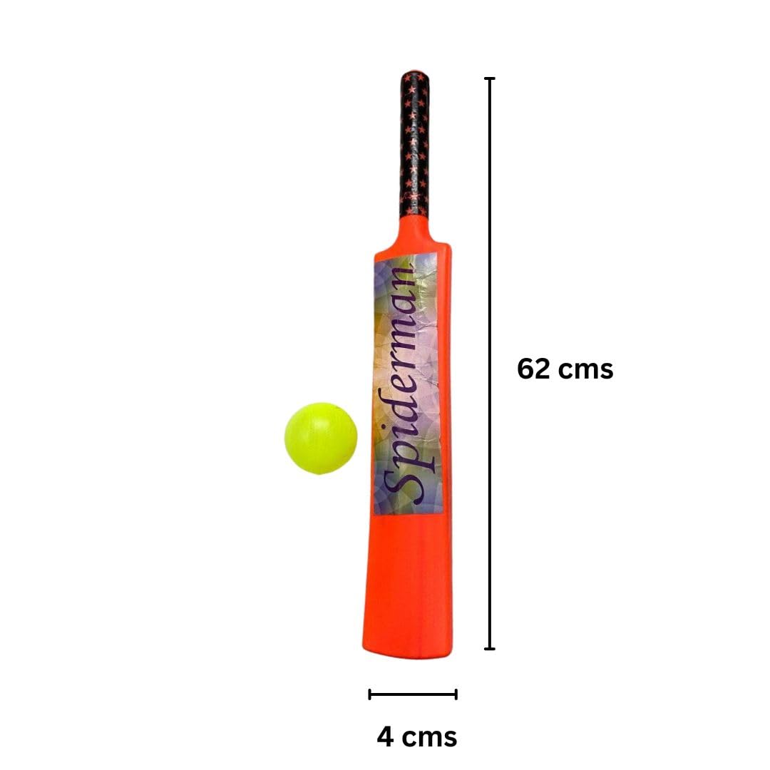 prapti Mart 2 Bat Combo Plastic bat with Balls Toys for Kids Boys and Girls Age 5 Years and Above - Image 2 thumbnail