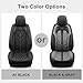 TTX LIGHTING Seat Covers for Car 2 Front Seat Fit for Chevrolet/Chevy Cruze 2011-2019, Leather Seat Covers Breathable Waterproof Seat Protectors Automotive Seat Cushion with Airbag Compatible (Black)