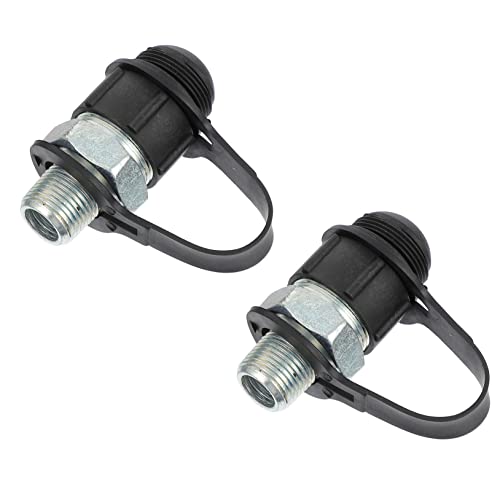 Adaptateur huile rapide pour raccord hydraulique de tuyau agricole et mécanique, lot de 2