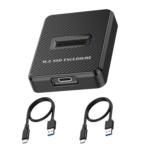 Adaptador M.2 SSD a USB-C 10Gbps para NVMe/SATA miniatura 1