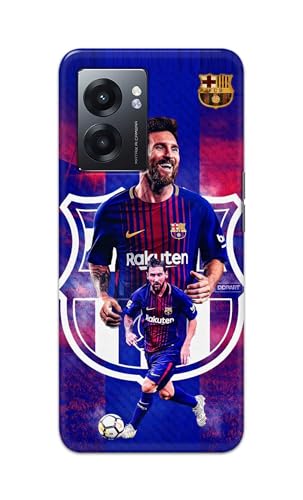 Image of Printed Hard Back Cover Case for Realme Narzo 50 5G Back Cover (Famous Football Player) -1111