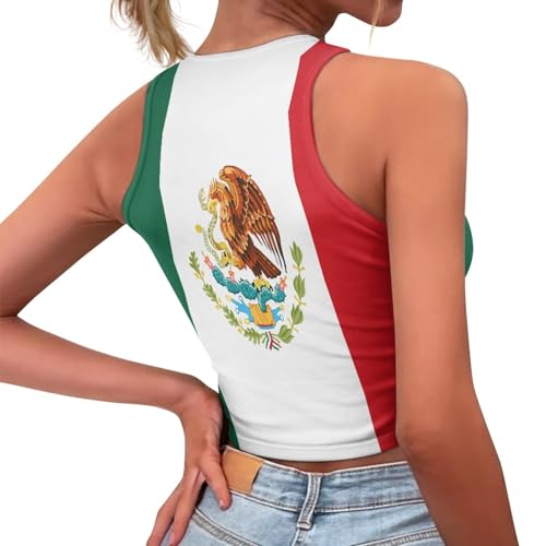 Dominican Republic/Mexico/Puerto Rico Summer Slim Render Short Sexy Women Sleeveless Skinny Crop Top Tank Tops Crop Vest2